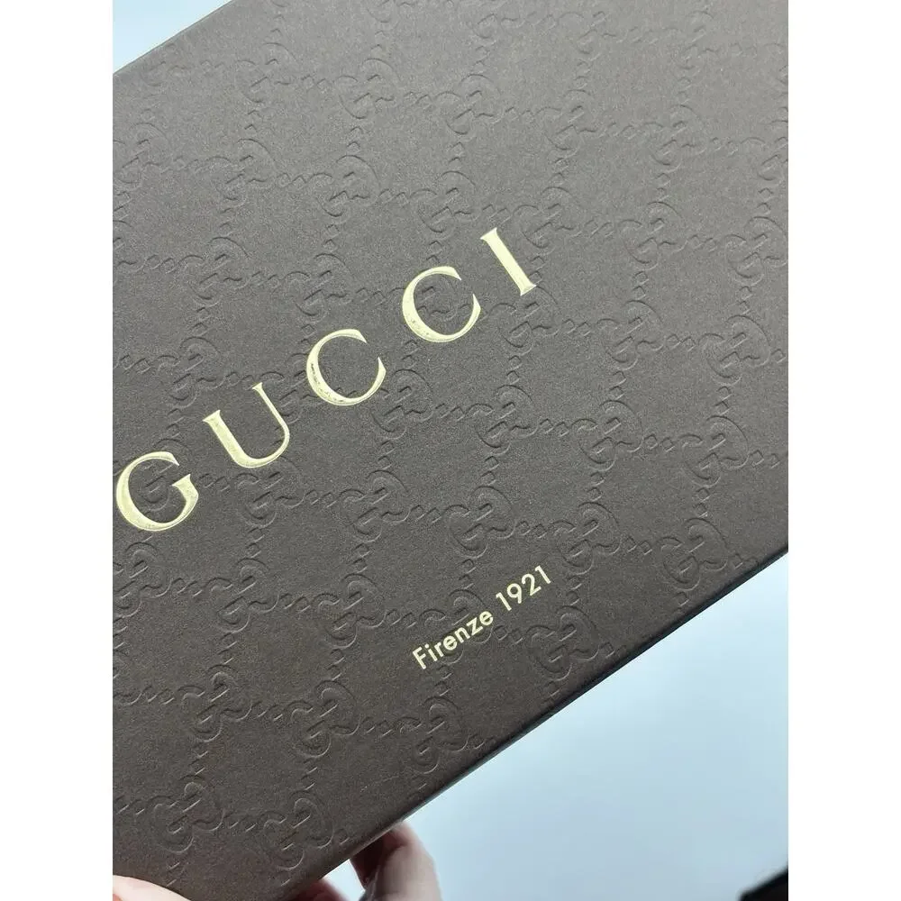 Gucci Horsebit Sandals Cream Patent Leather Size 37 / 7 Adjustable Ankle Strap - Picture 16 of 16